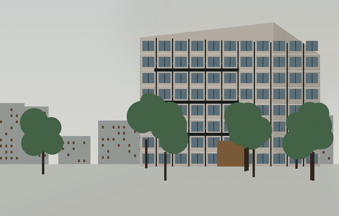 LEV Development unveiled the VERO lobby interior design